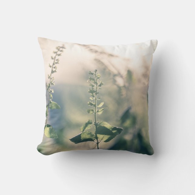 Flower Photograph Throw Pillow (Front)