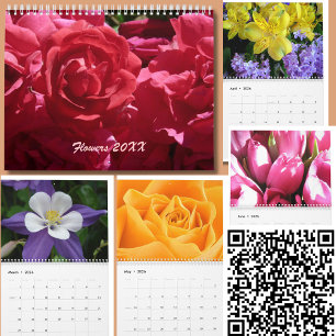 Flower Photography Nature Floral Photos 20XX Calendar