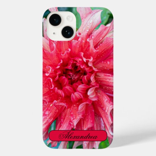 Flower Photography Pink Dahlia Case_Mate iPhone 14 Case