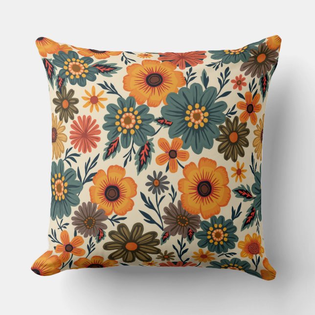flower pillow cushion (Front)