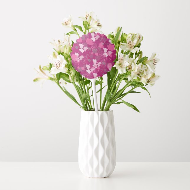 flower pink balloon (Vase)