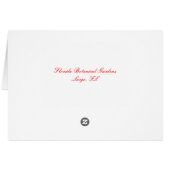 Flower & Plant lean on each other. Cards (Back Horizontal)