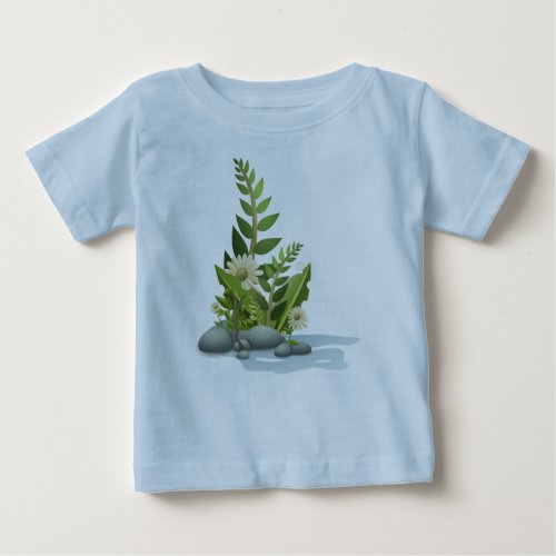 flower plant tropical nature baby T_Shirt