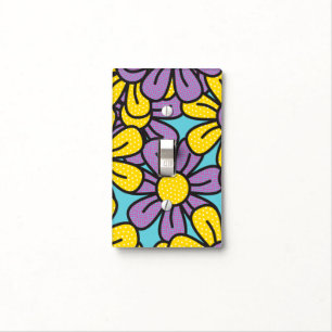 Flower Pop! #1 Light Switch Cover
