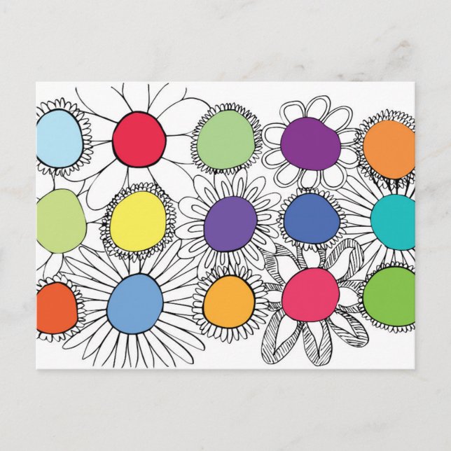 Flower Pop Postcard (Front)