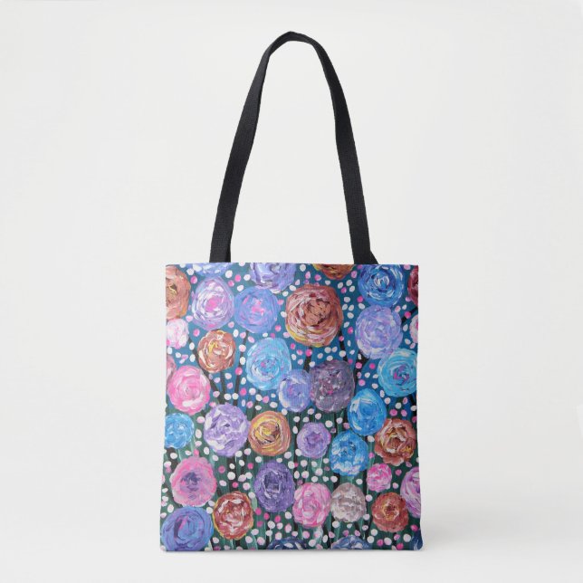 Flower Pop Tote Bag (Front)
