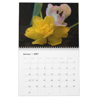 Flower Portraits-2027 Calendar