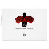 Flower Posing as a Purple Star / Estrella morada Cards (Back Horizontal)