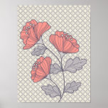 Flower Poster at Zazzle