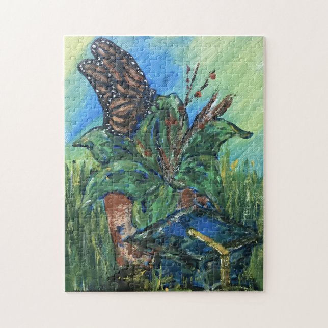 Flower Pot & Grad Cap Puzzle (Vertical)