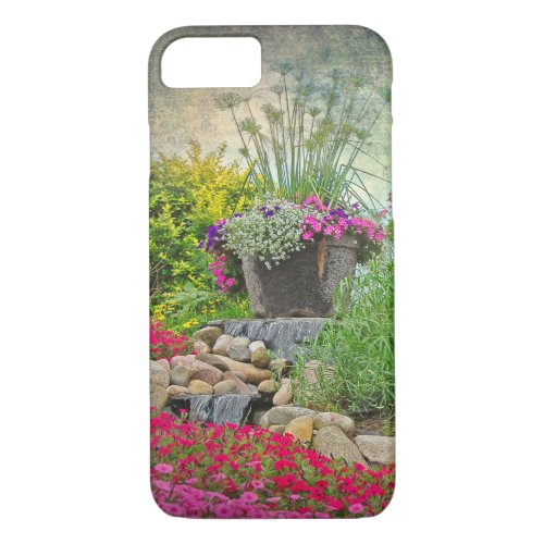 flower pot in garden iPhone 87 case