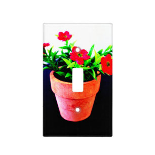 Flower Pot Light Switch Cover