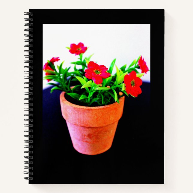 Flower Pot Notebook (Front)
