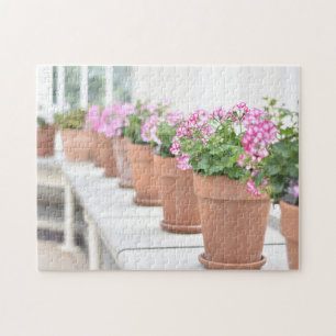 Flower Pots Greenhouse Kew Gardens London UK Jigsaw Puzzle
