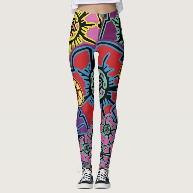 Flower Power #14 Leggings (Front)