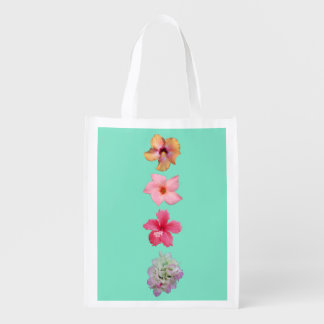 Flower Power 1  Grocery Bag