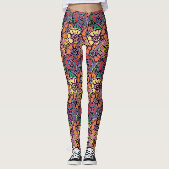 Flower Power #20 Leggings (Front)