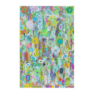 Flower Power 24 x 36 Acrylic Wall Art