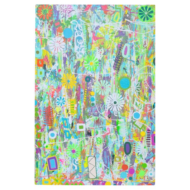 Flower Power 24 x 36 Metal Wall Art (Front)
