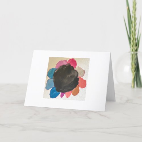 Flower Power 3 Blank Notecard