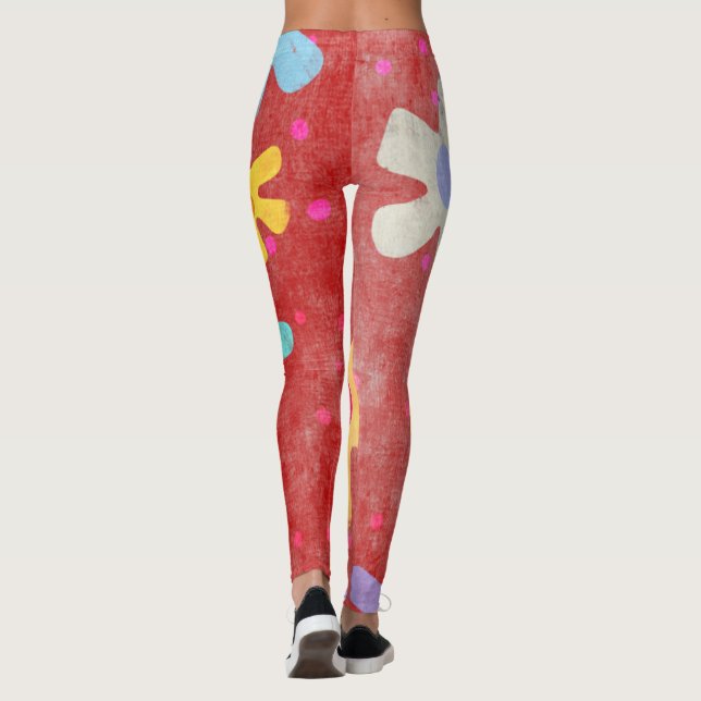 Flower power 60´s inspired leggings (Back)