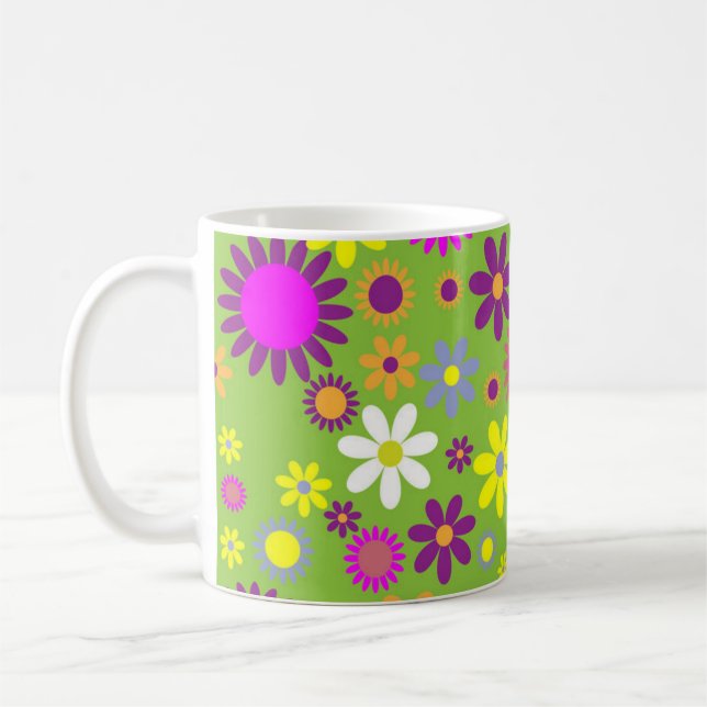 Flower Power 70's Collection Mug (Left)