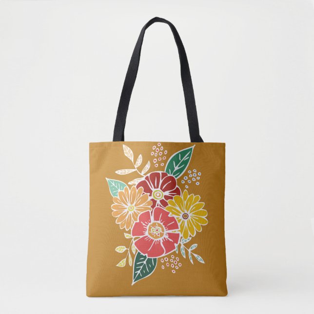 Flower Power #9 Tote Bag (Front)