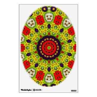 Flower Power - Art for Your Toilet Seat Wall Decal