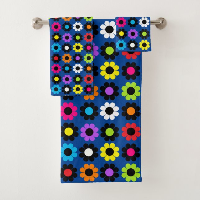 Flower Power Bath Towel Set (Insitu)