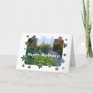 Flower Power! Birthday+Garden Card