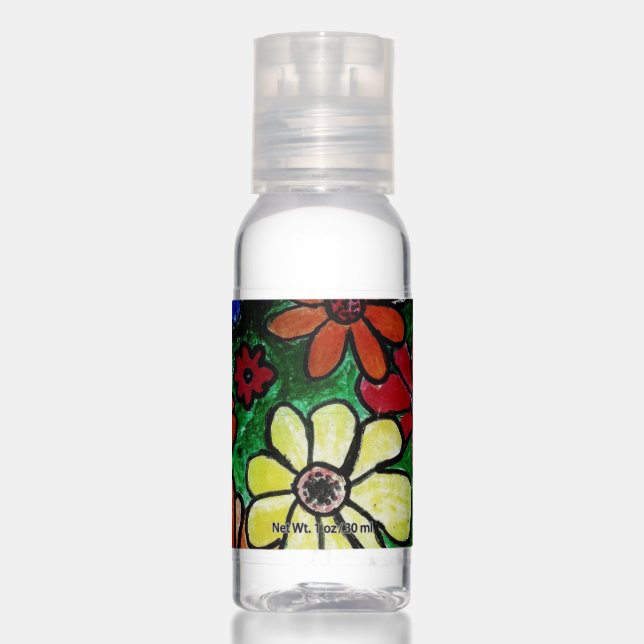 flower power  bloom hand sanitizer (Front)