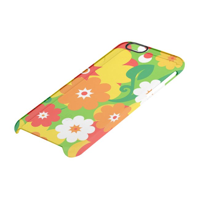 Flower Power blooms wallpaper + your ideas Uncommon iPhone Case (Bottom)
