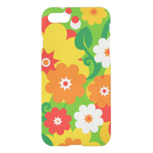 Flower Power blooms wallpaper + your ideas iPhone SE/8/7 Case