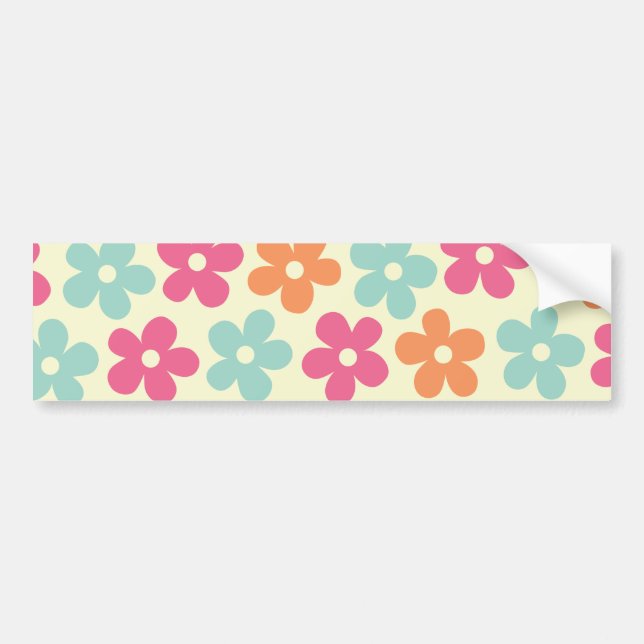 Flower Power Bumper Sticker (Front)