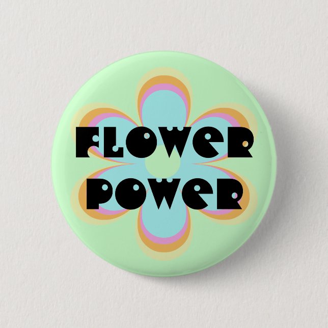 Flower Power Button (Front)