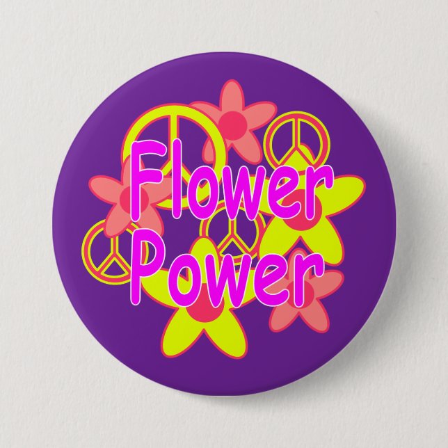 Flower Power Button (Front)