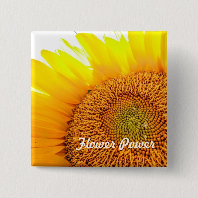Flower Power Button (Front)
