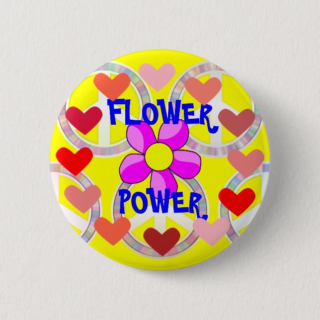 Flower Power Button (Front)