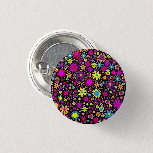 Flower Power Button (Front & Back)
