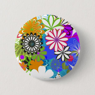 Flower Power! Button