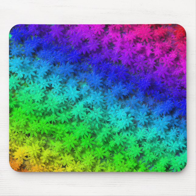 Flower Power Camo Mouse Pad (Front)