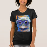 Flower Power Cat T-Shirt