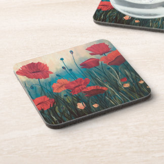 Flower Power coaster set of 6