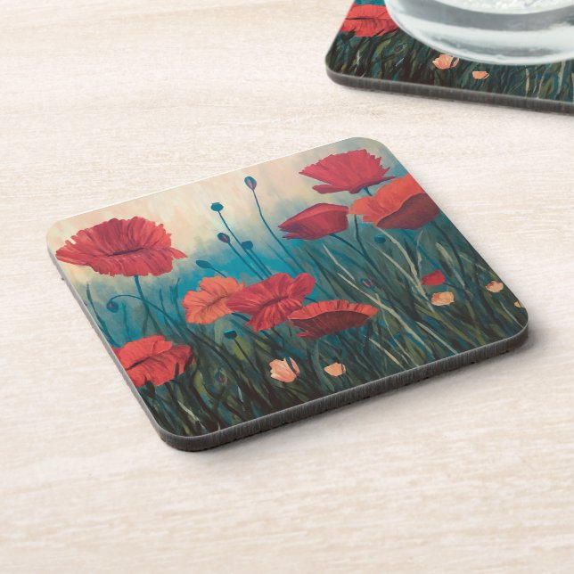 Flower Power coaster set of 6 (Left Side)