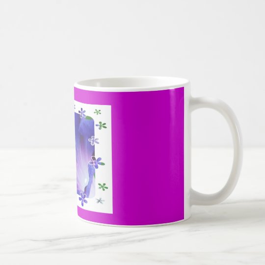 flower power coffee mug