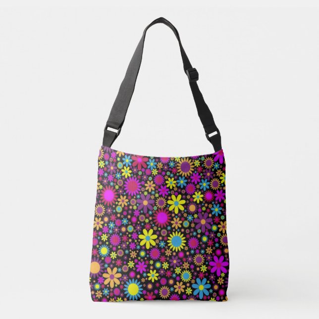 Flower Power Crossbody Bag (Front)