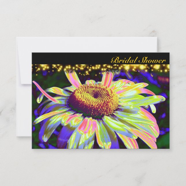 Flower Power Custom Bridal Shower Invitation (Front)