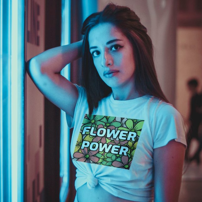 FLOWER POWER DAISY T-SHIRTS WOMENS MOM SISTER (Creator Uploaded)