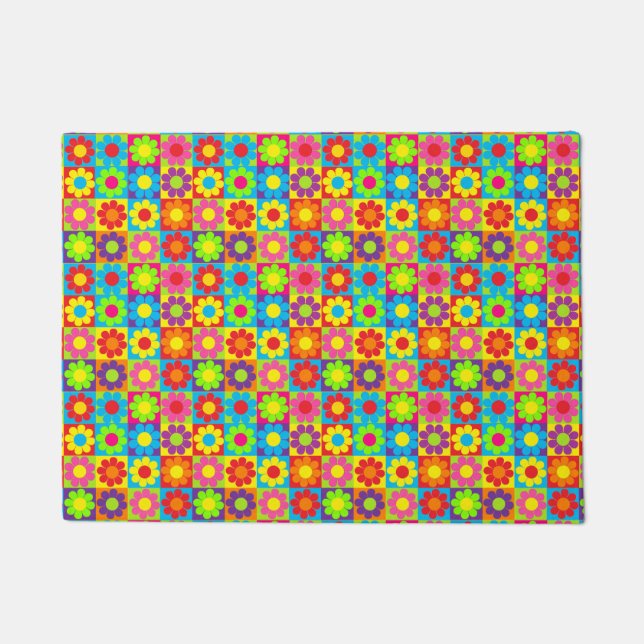 Flower Power Doormat (Front)