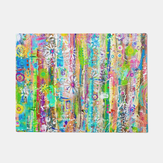 Flower Power Doormat (Front)